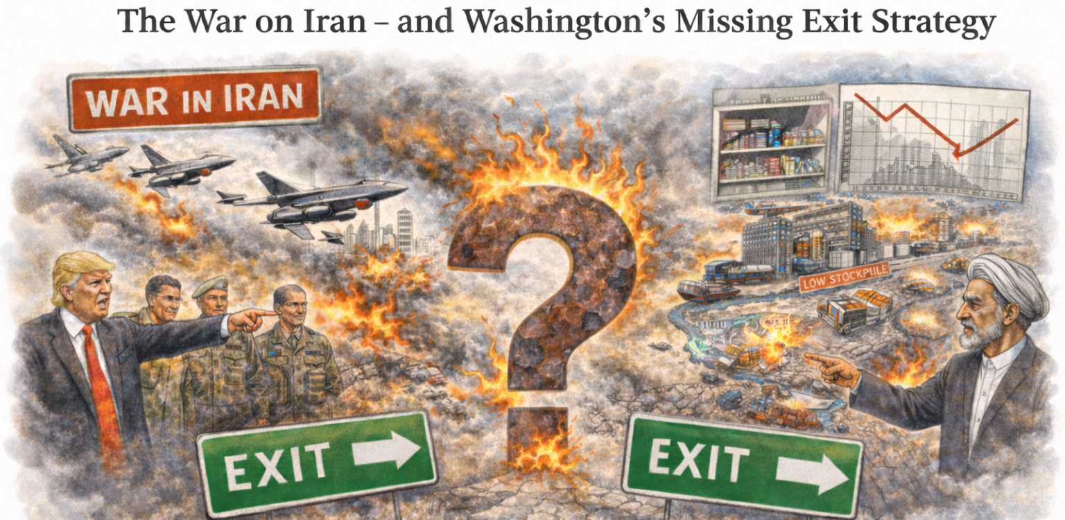 The War on Iran – and Washington’s Missing Exit Strategy