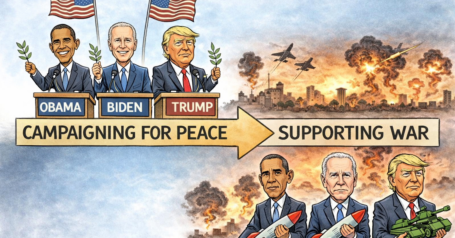 Trump Lied About Being for Peace – Just Like Every President Before Him