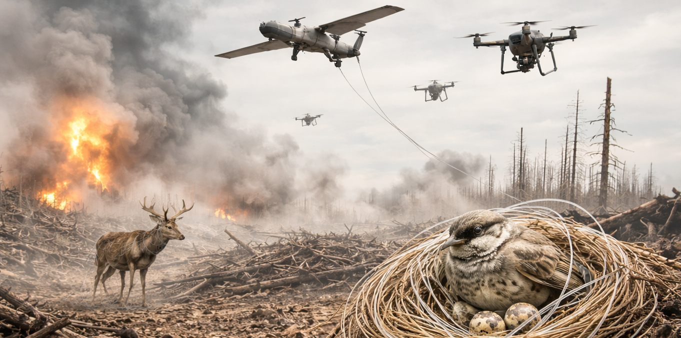 Death From Above: How Drones Are Reshaping Wildlife in Ukraine