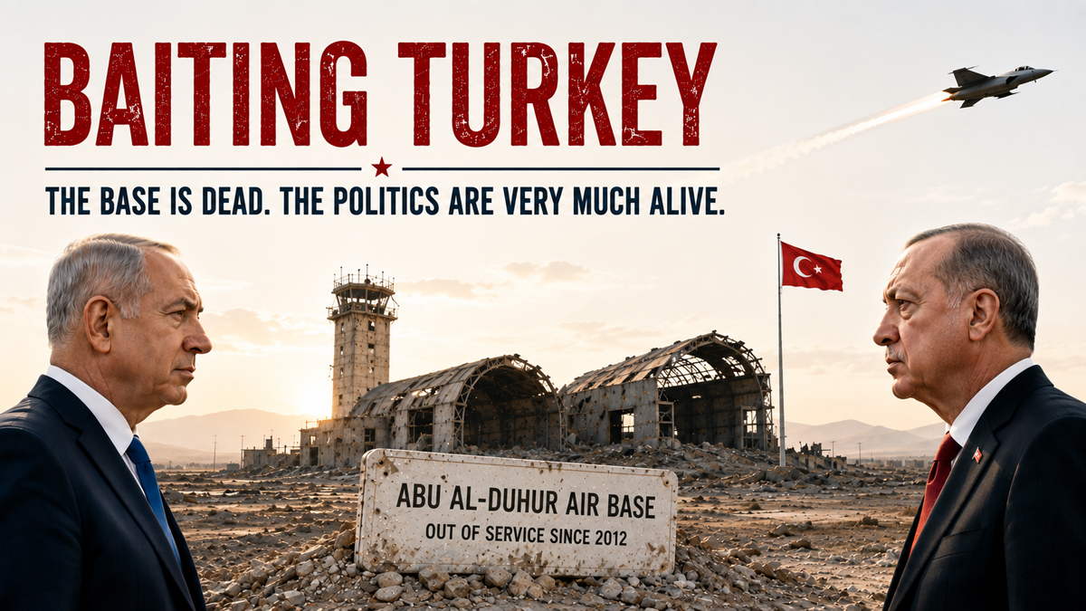 Baiting Turkey: Israel’s Strategy in Syria