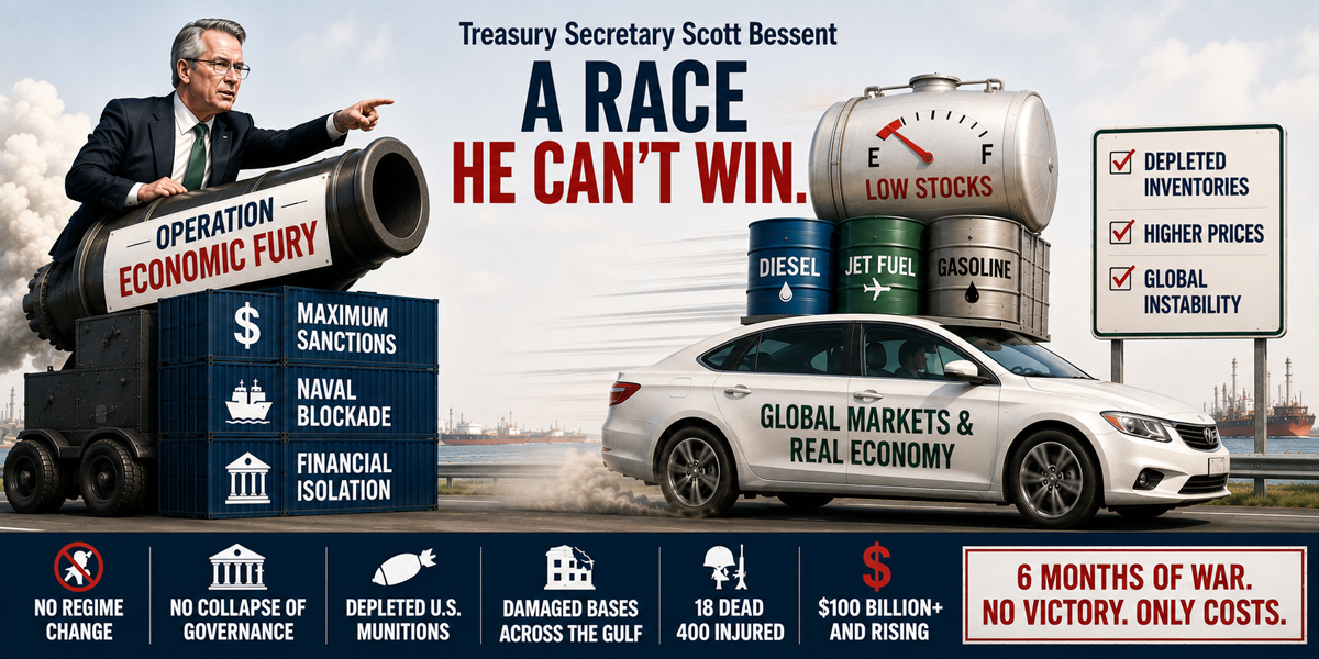 How Secretary Bessent Is Going Full-Hegseth Retard to No Avail